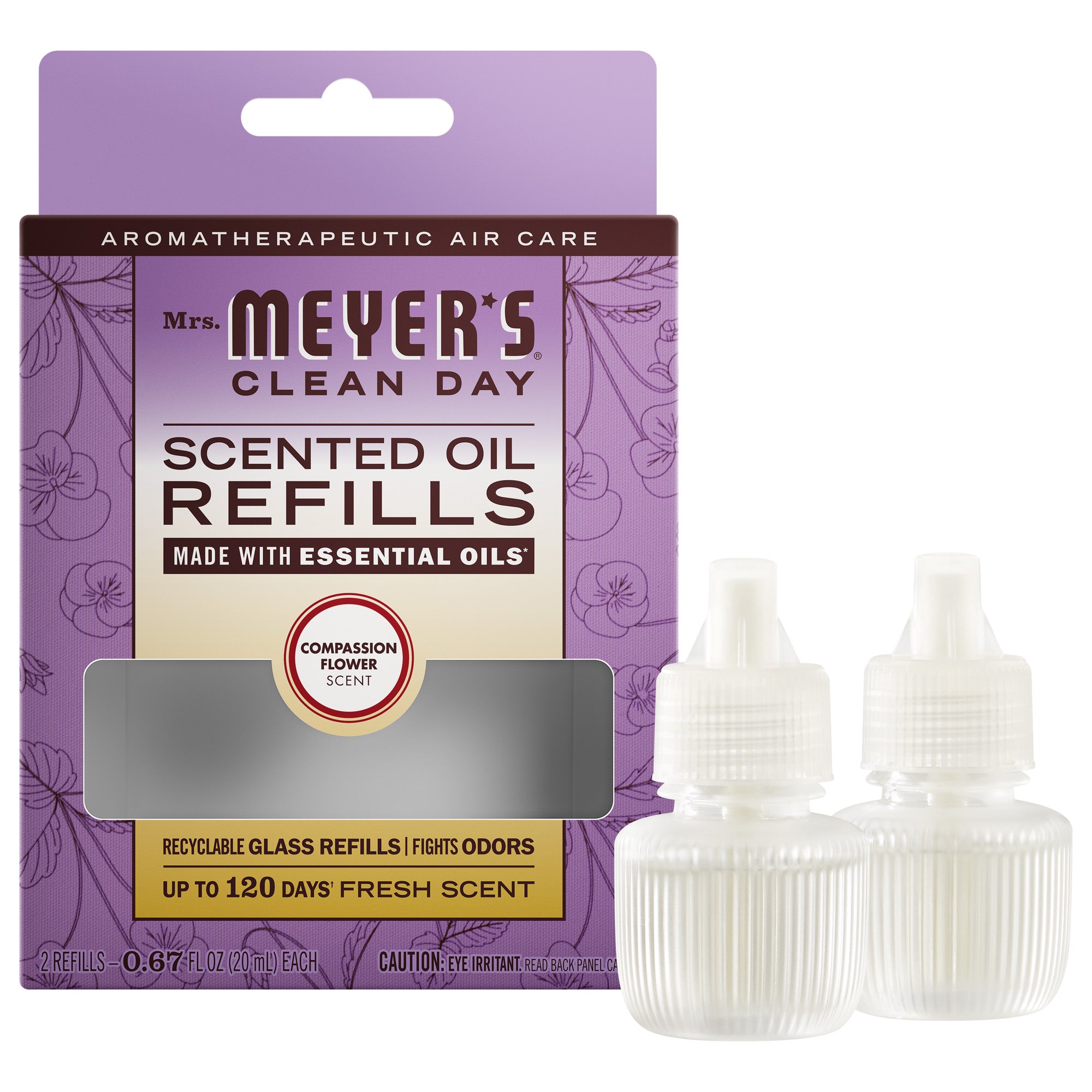 Compassion Flower Plug In Scented Oil Refill. 2-Pack