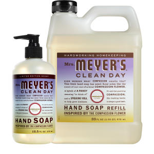 Compassion Flower Liquid Hand Soap & Refill Set