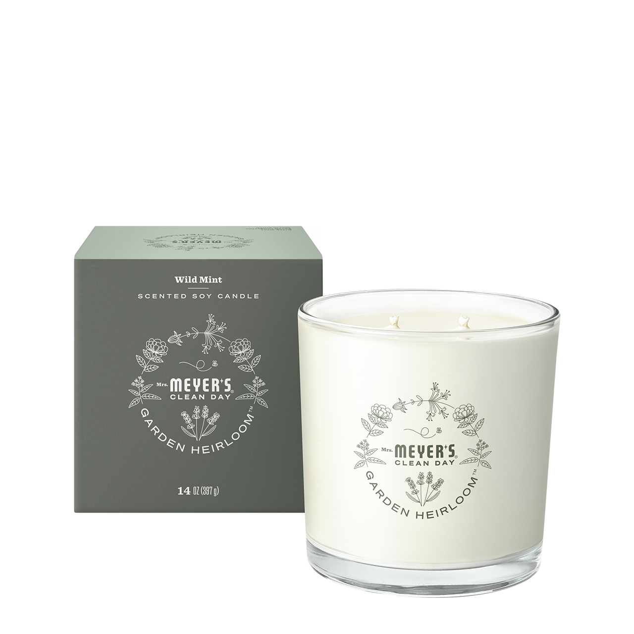 Wild Mint Garden Heirloom Candle